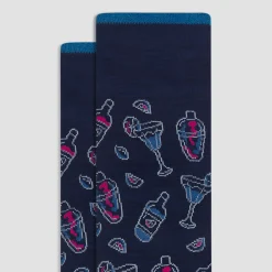 Cocktail Mid-Calf Socks