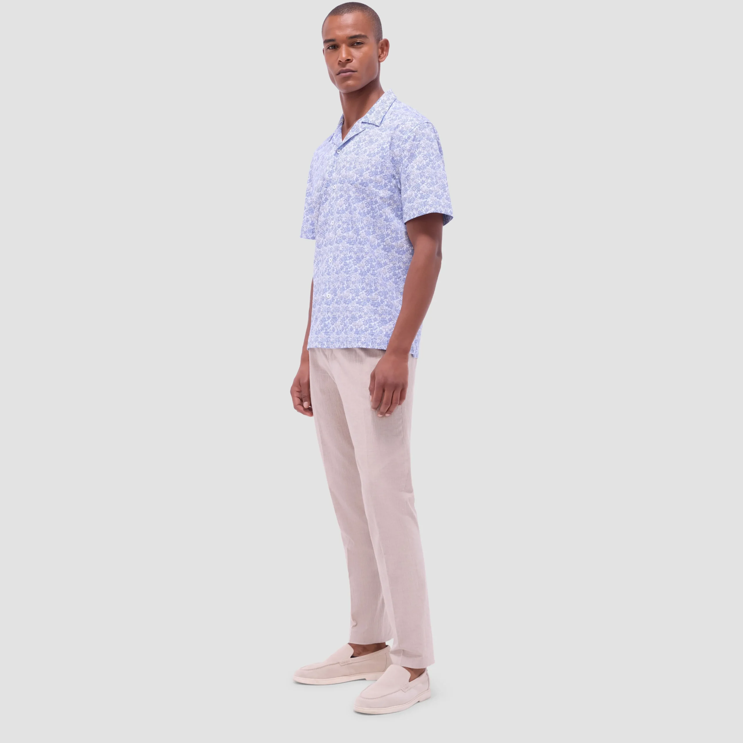 Cole Floral OoohCotton Short-Sleeve Camp Shirt