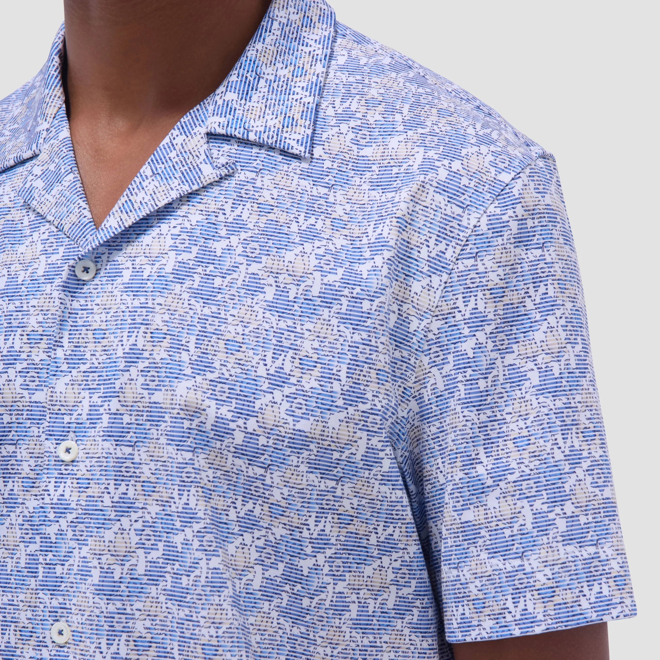 Cole Floral OoohCotton Short-Sleeve Camp Shirt