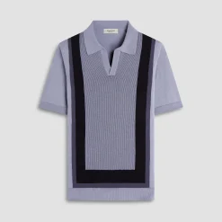 Color Block Short Sleeve Johnny Sweater