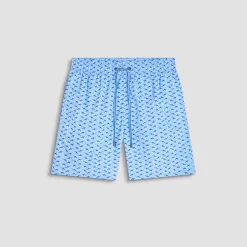 Cosmo Fish Print Swim Trunks