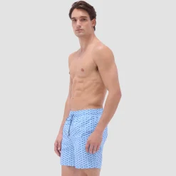 Cosmo Fish Print Swim Trunks