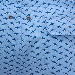 Cosmo Fish Print Swim Trunks