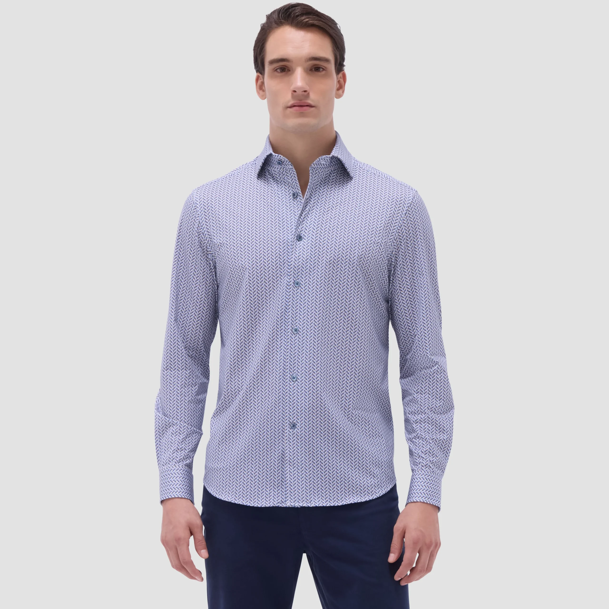 Devon Herringbone OoohCotton Shirt