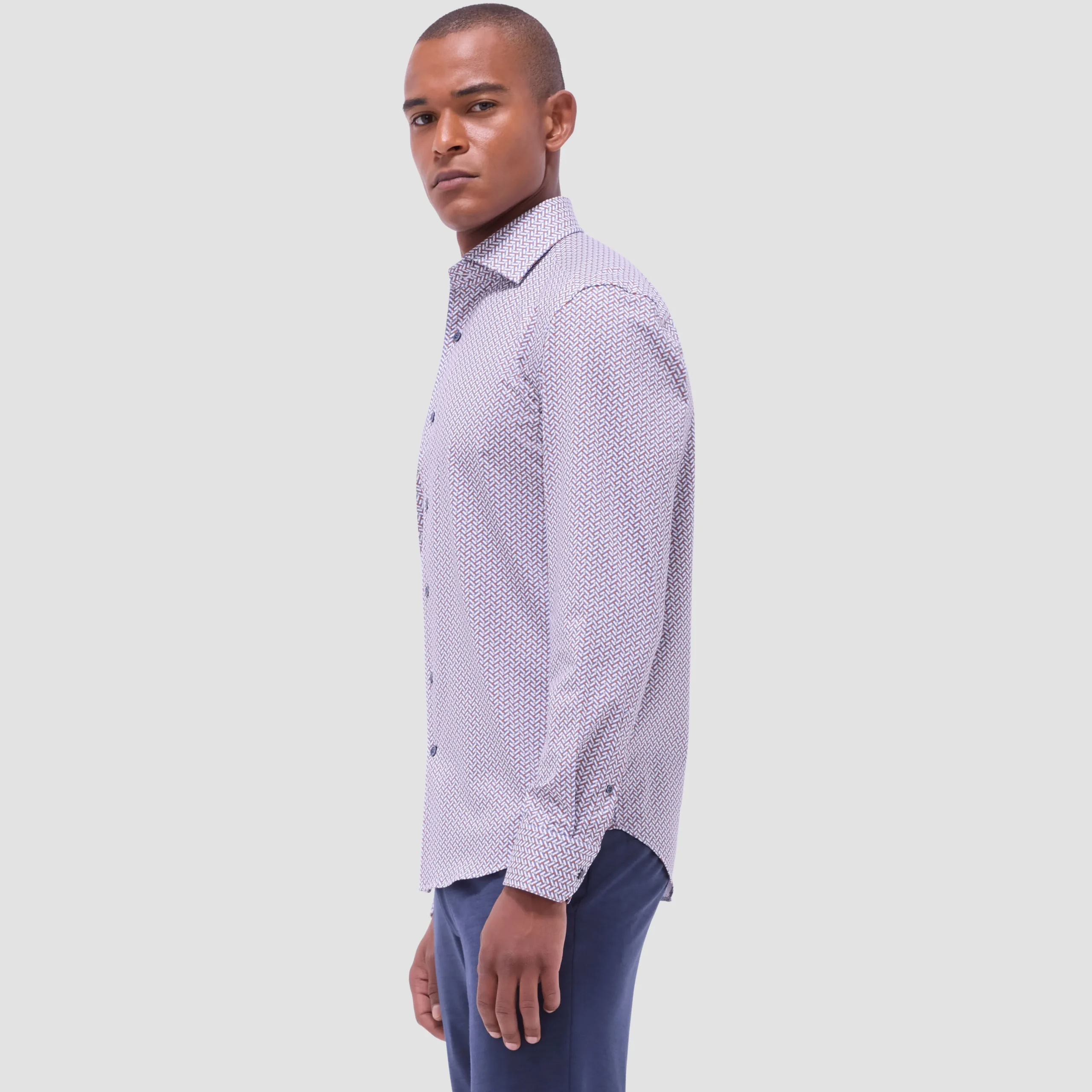 Devon Herringbone OoohCotton Shirt