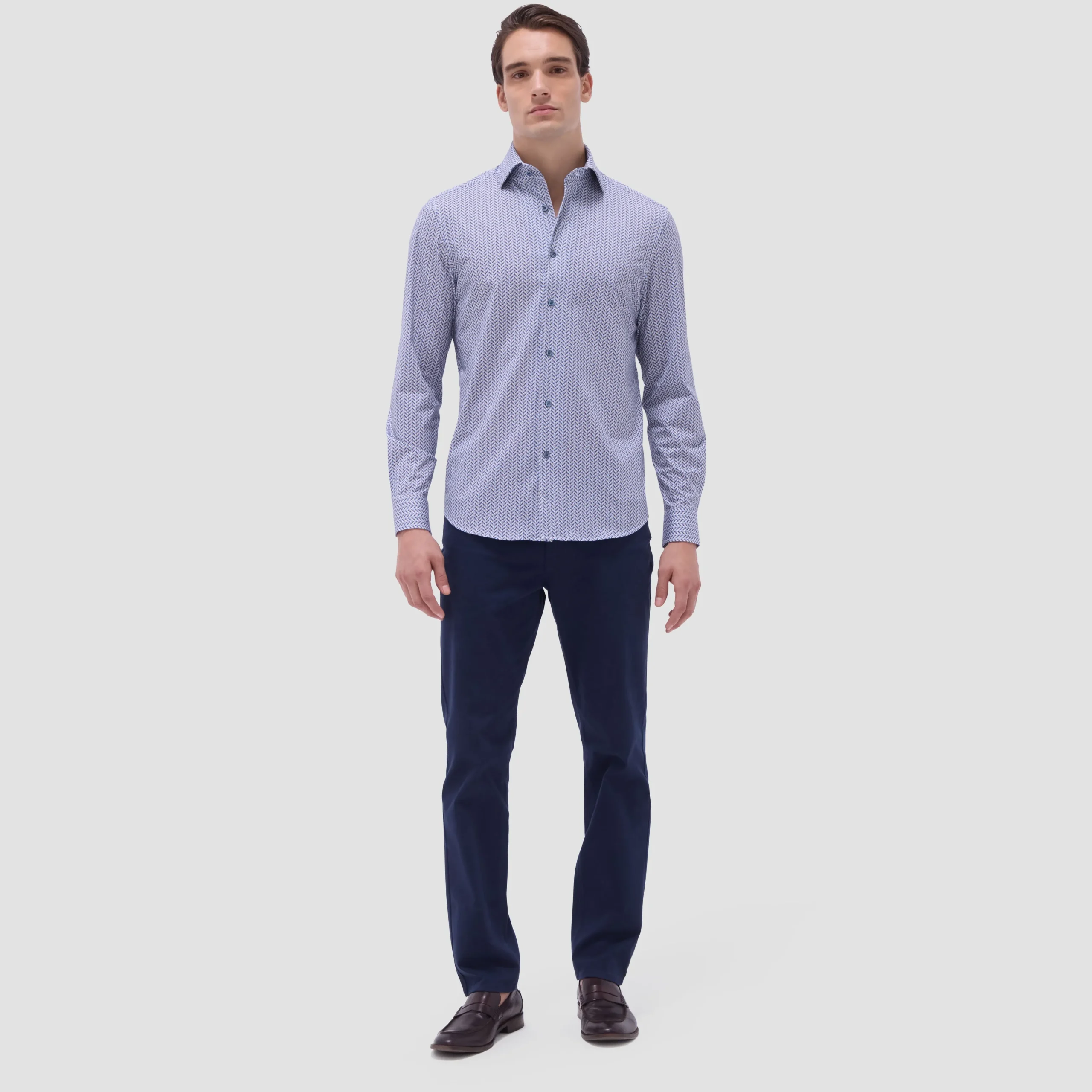 Devon Herringbone OoohCotton Shirt