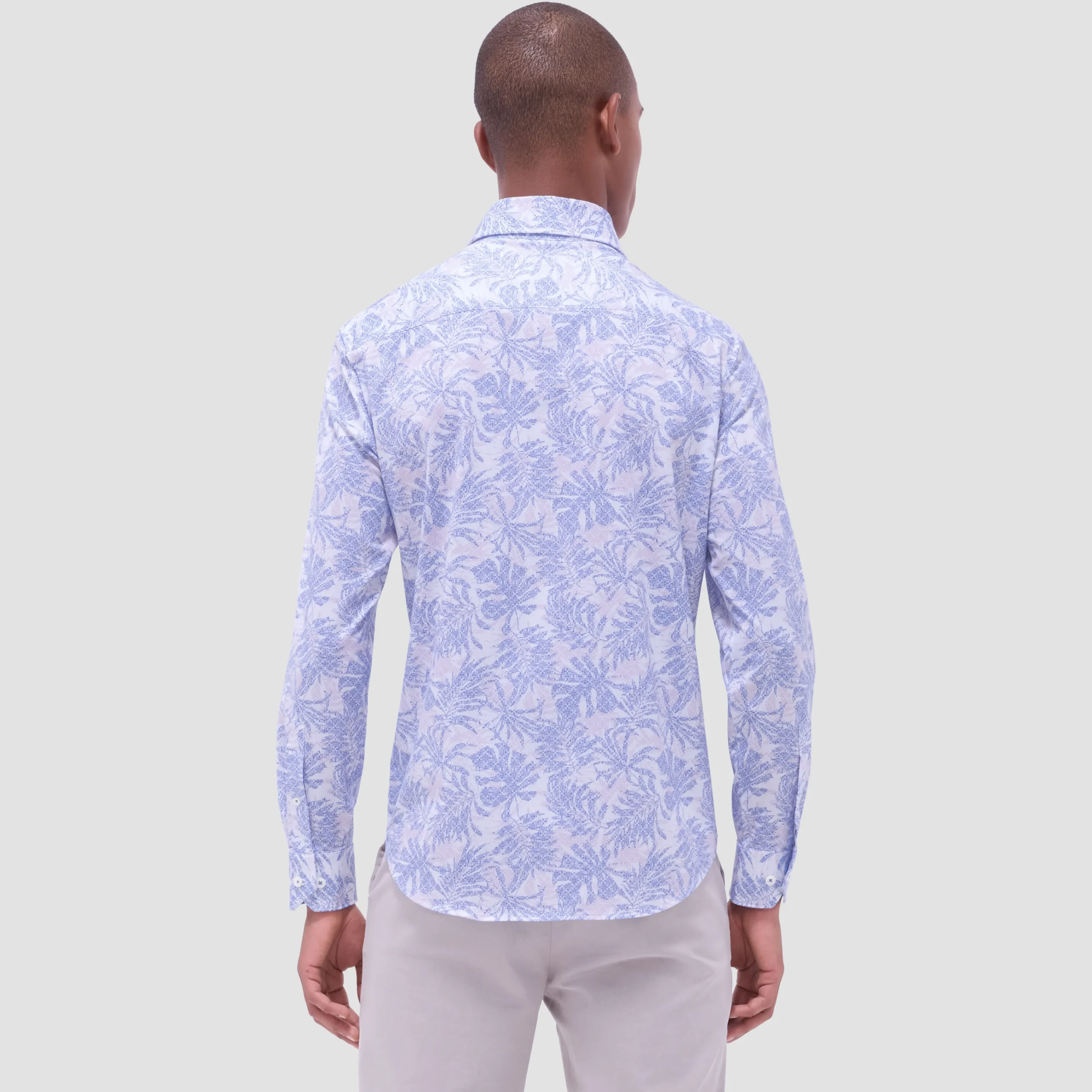 Devon Leaf Print OoohCotton Shirt