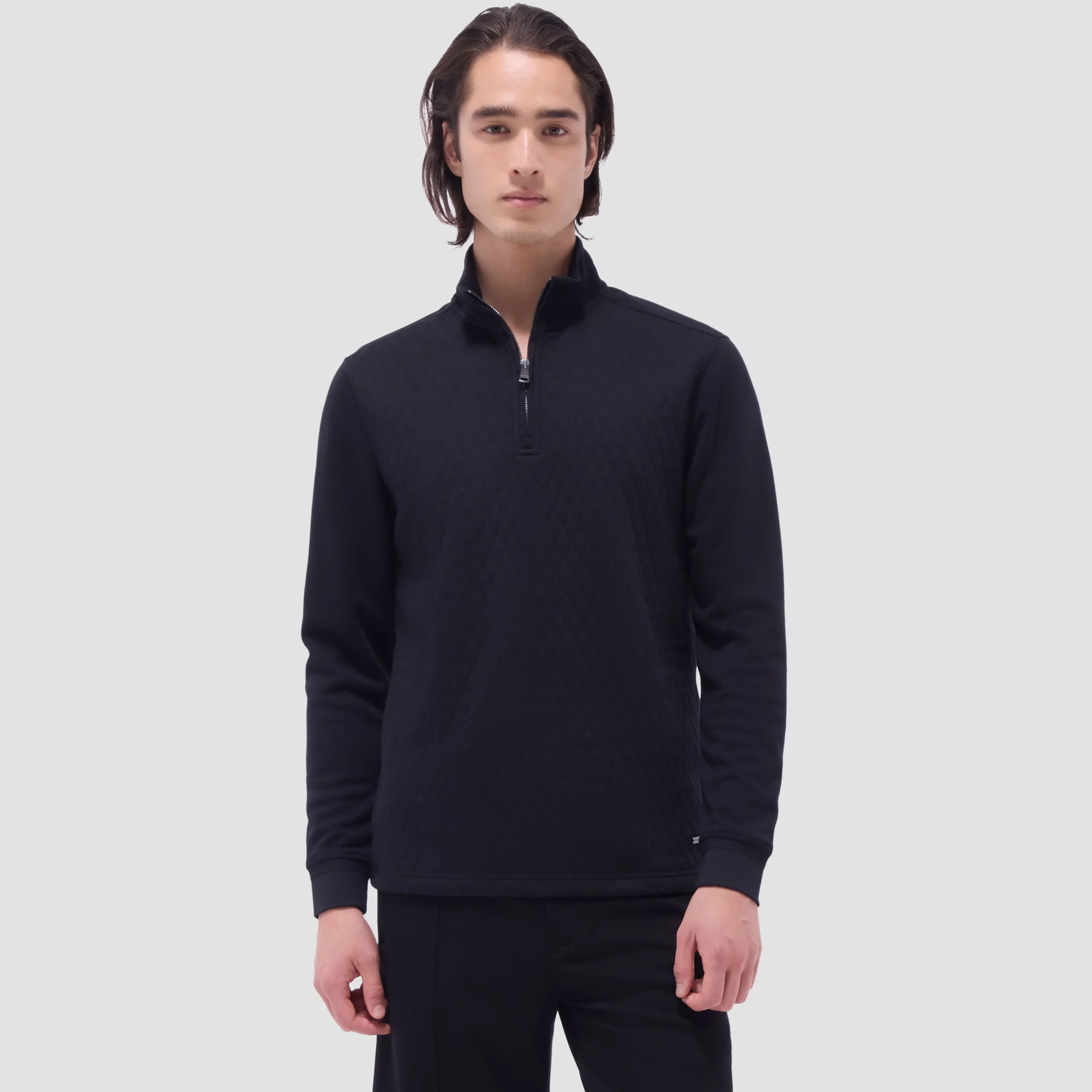 Diamond Quilt Performance Quarter-Zip Pullover