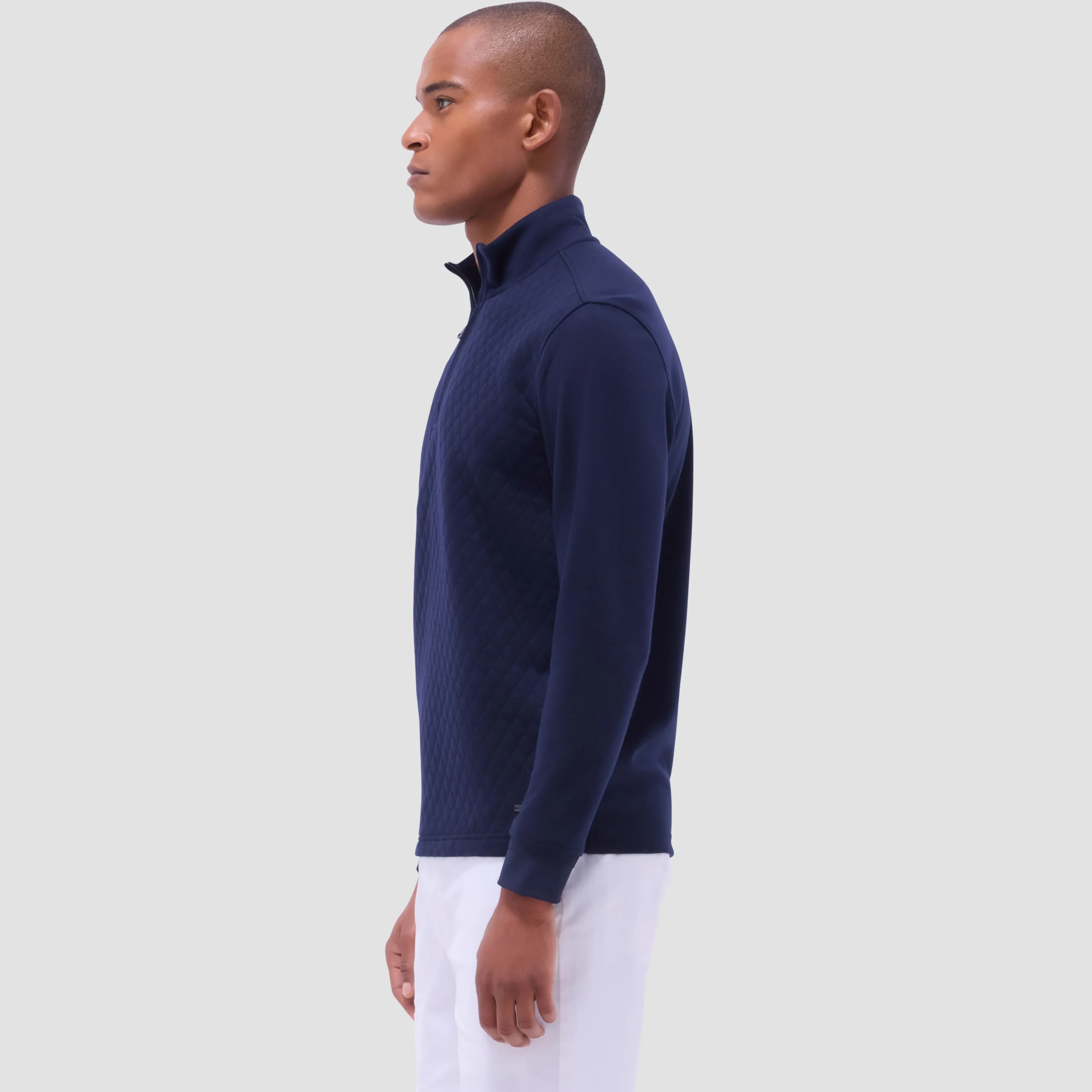 Diamond Quilt Performance Quarter-Zip Pullover
