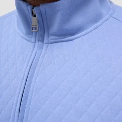 Diamond Quilt Performance Quarter-Zip Pullover
