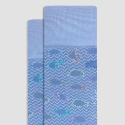 Fish Mid-Calf Socks