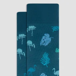 Flamingo Mid-Calf Socks