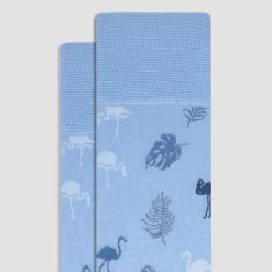 Flamingo Mid-Calf Socks