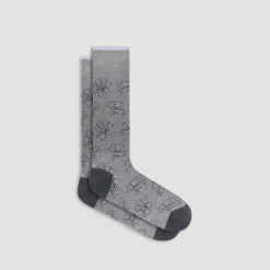 Floral Mid-Calf Socks
