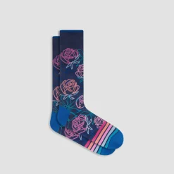 Floral Mid-Calf Socks