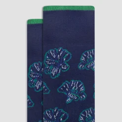 Floral Mid-Calf Socks