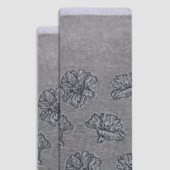 Floral Mid-Calf Socks