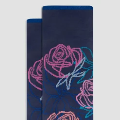 Floral Mid-Calf Socks