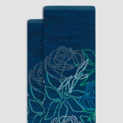 Floral Mid-Calf Socks