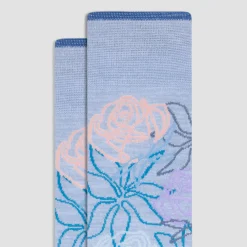 Floral Mid-Calf Socks