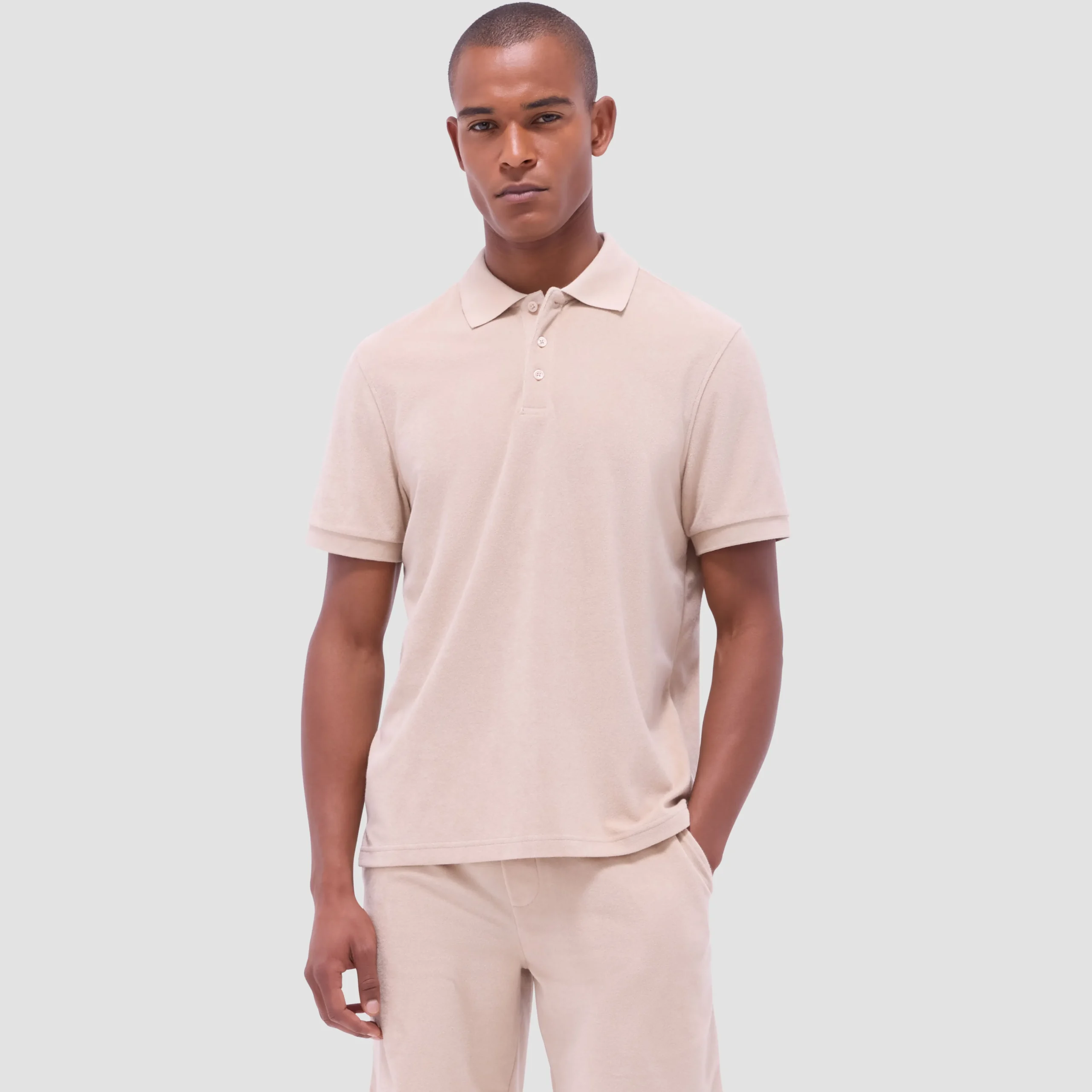 French Terry Polo Shirt