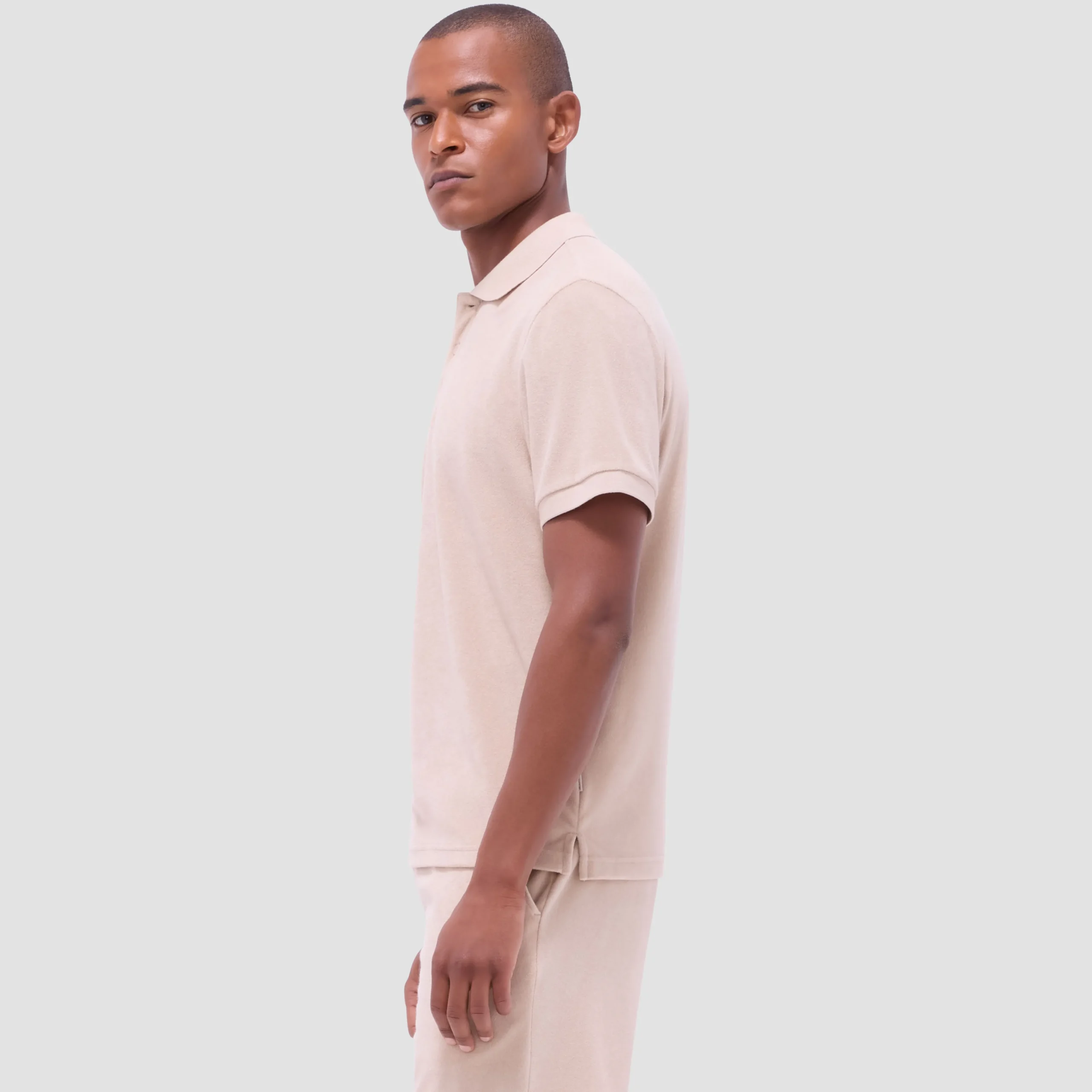 French Terry Polo Shirt