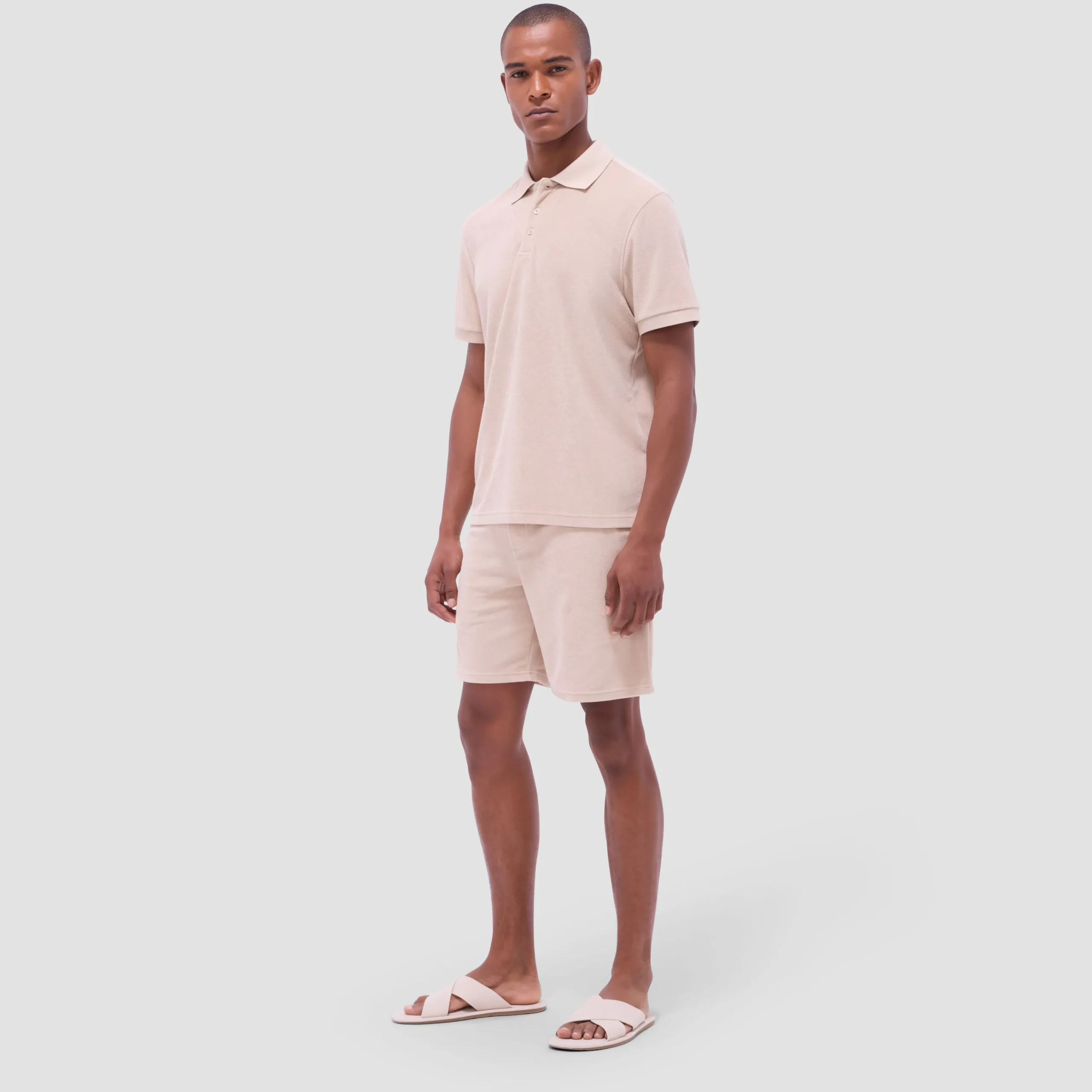 French Terry Polo Shirt