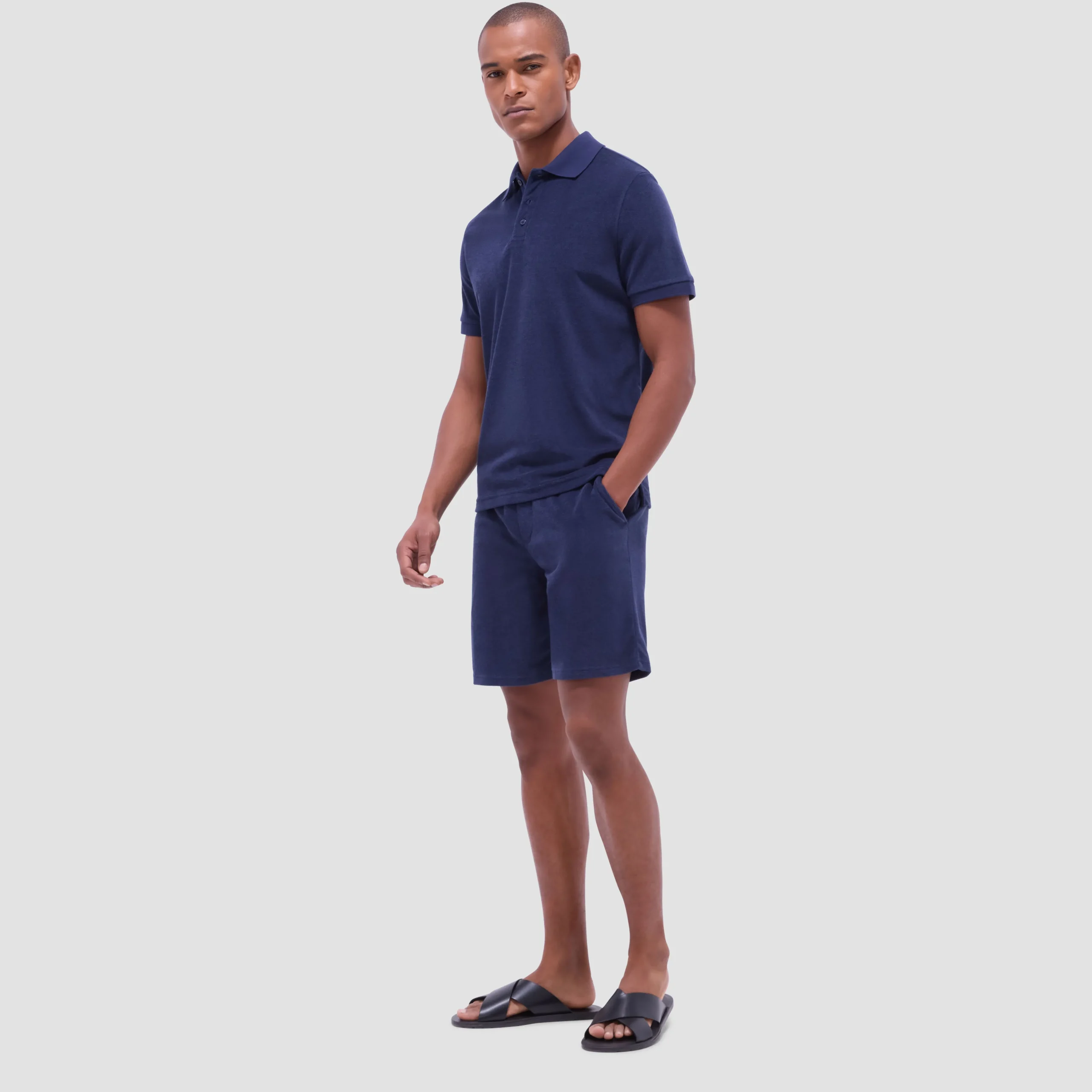 French Terry Polo Shirt