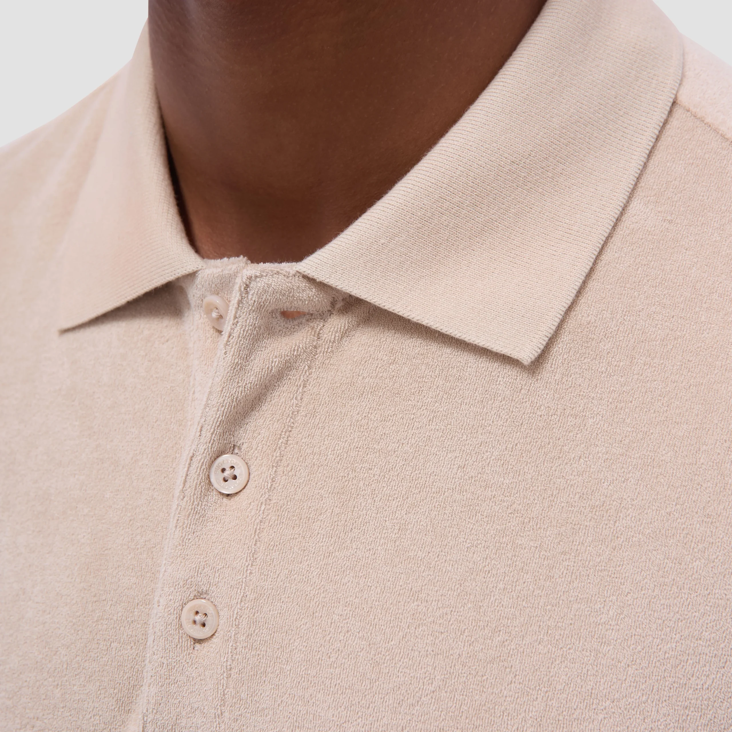 French Terry Polo Shirt