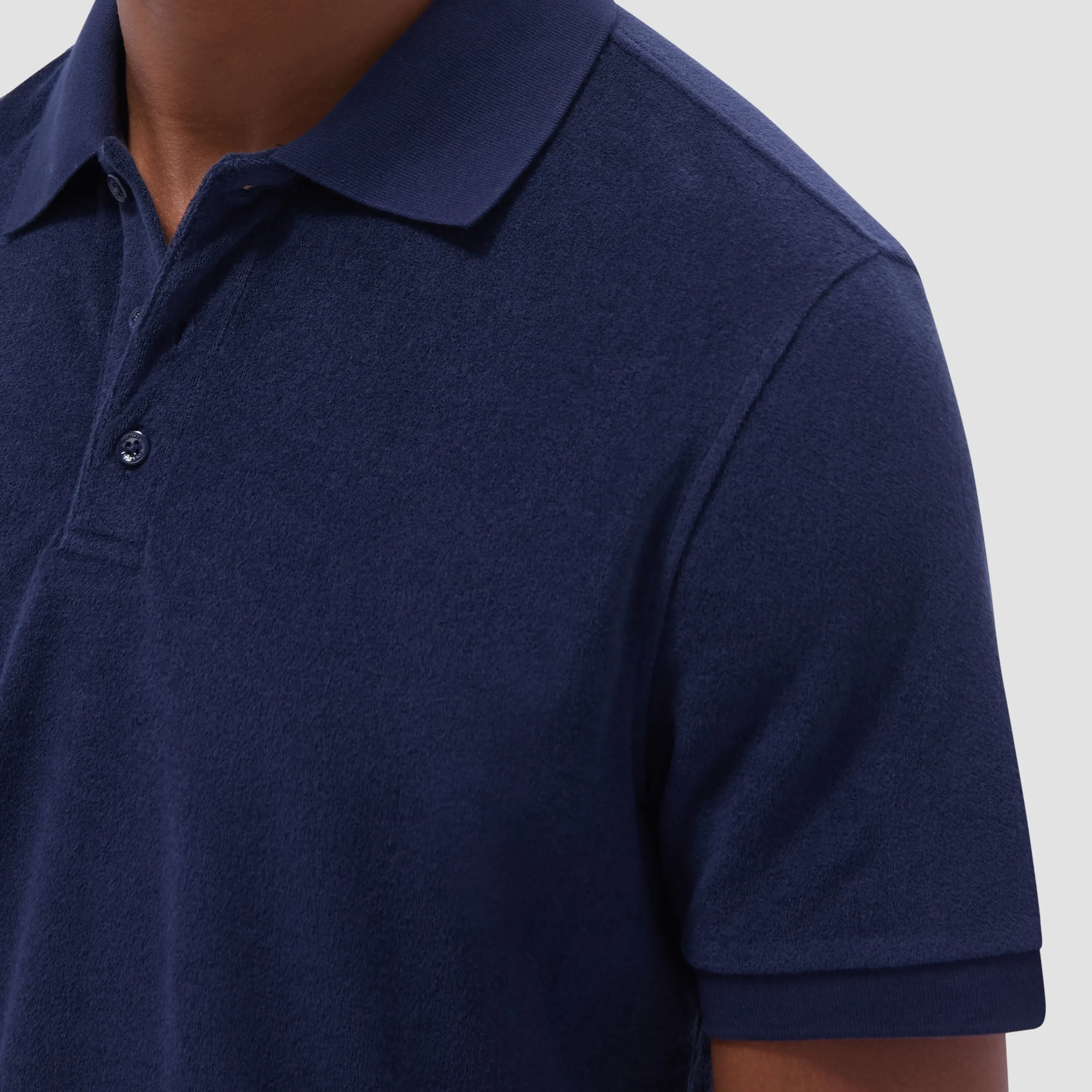 French Terry Polo Shirt