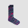 Geometric Mid-Calf Sock