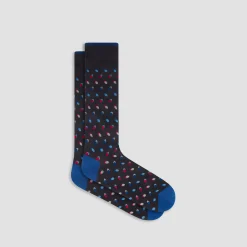 Geometric Mid-Calf Sock