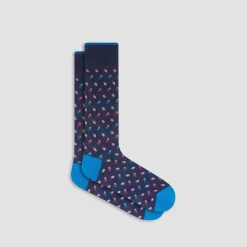 Geometric Mid-Calf Sock