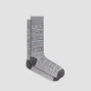 Geometric Mid-Calf Sock
