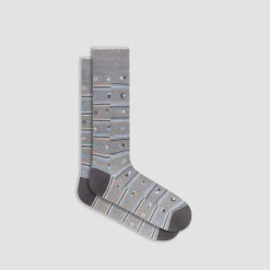Geometric Mid-Calf Sock