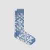 Geometric Mid-Calf Sock