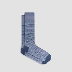 Geometric Mid-Calf Sock