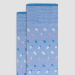 Geometric Mid-Calf Sock
