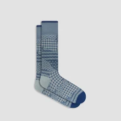Geometric Mid-Calf Socks