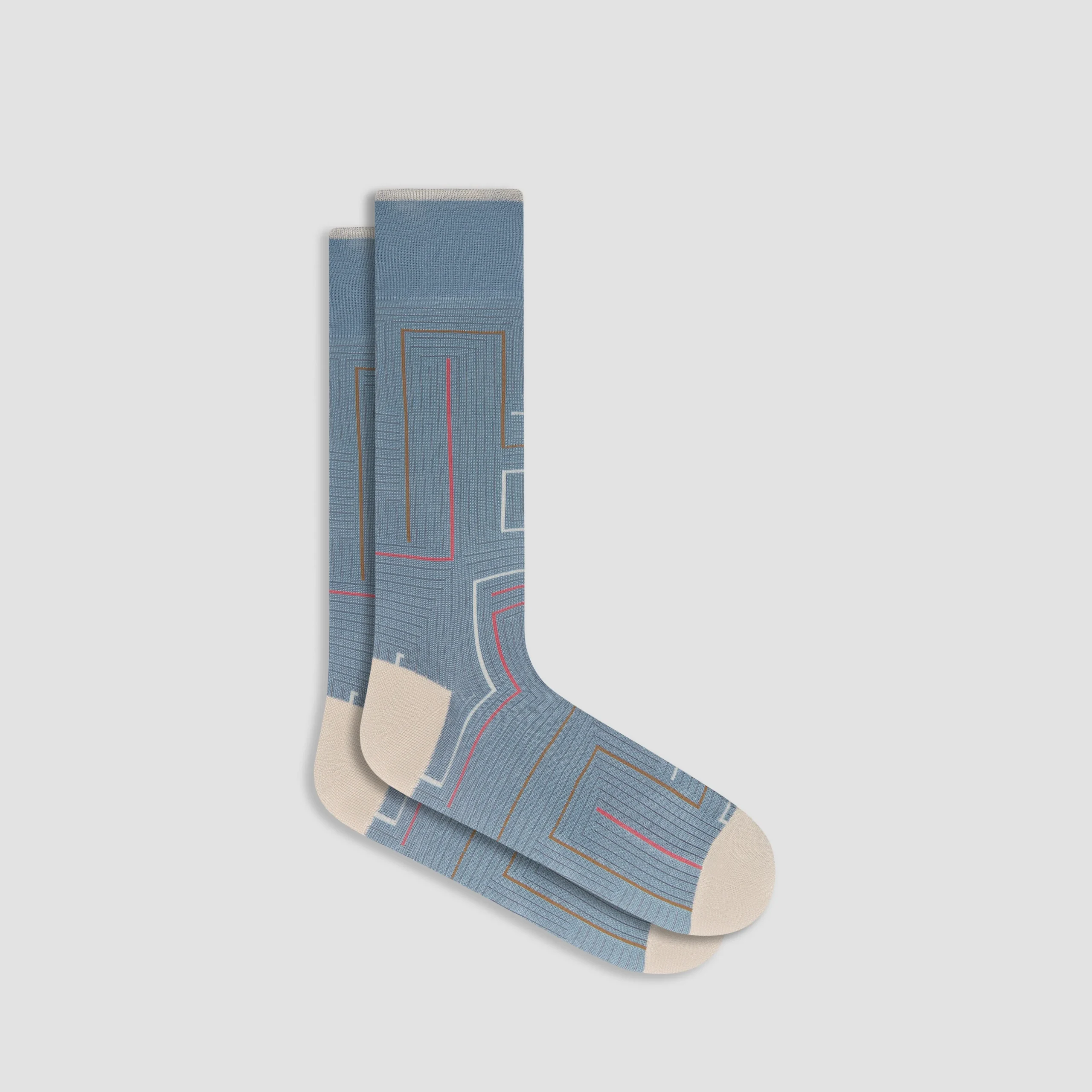Geometric Mid-Calf Socks