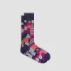 Geometric Mid-Calf Socks