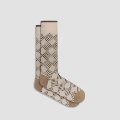 Geometric Mid-Calf Socks