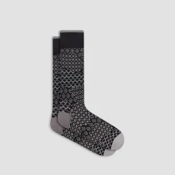 Geometric Mid-Calf Socks