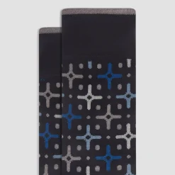 Geometric Mid-Calf Socks