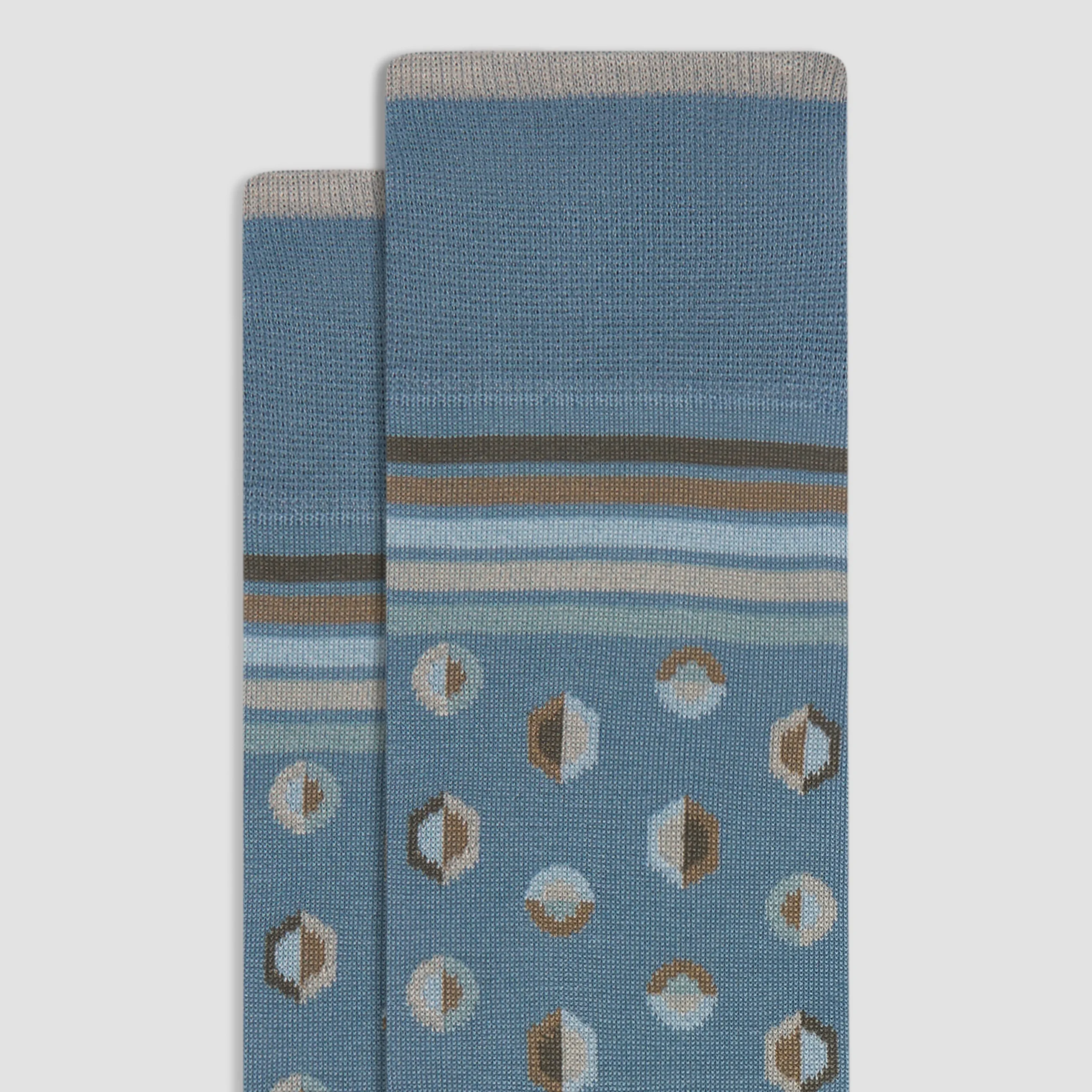 Geometric Mid-Calf Socks