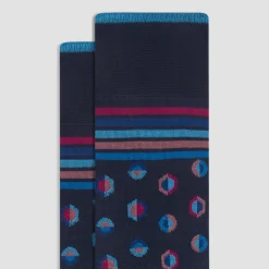 Geometric Mid-Calf Socks
