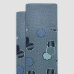 Geometric Mid-Calf Socks