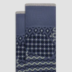 Geometric Mid-Calf Socks