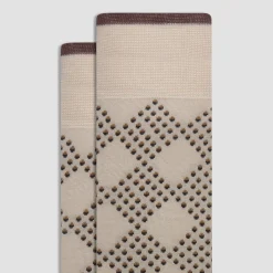 Geometric Mid-Calf Socks