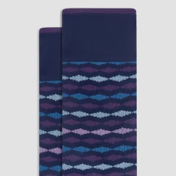 Geometric Mid-Calf Socks
